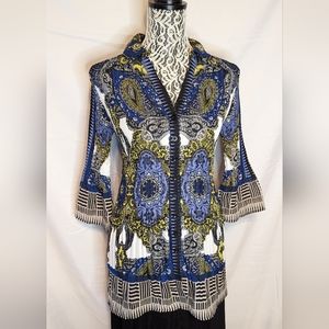 Alfani Blue & Black & Green Blouse!